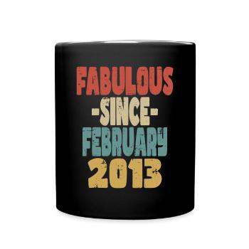 Fabuleux Février 2013 - Mug uni - noir - Devant