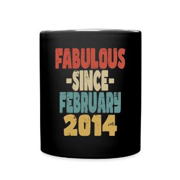 Fabulous February 2014 - Full Colour Mug - black - Front