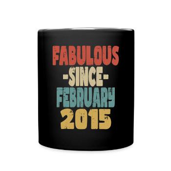 Fabuleux Février 2015 - Mug uni - noir - Devant