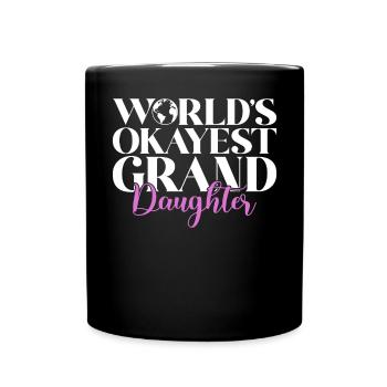 Granddaughter Gifts - Full Colour Mug - black - Front