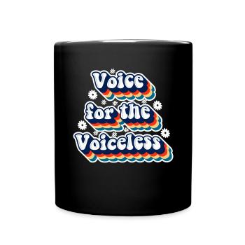 Groovy Speech Language Pathologist SLP - Full Colour Mug - black - Front