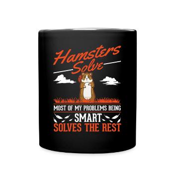 Hamster Owner Golden Hamster Hamster - Full Colour Mug - black - Front