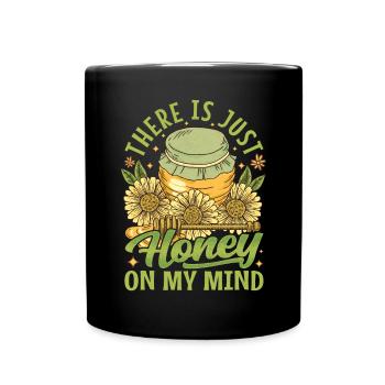 Juste du miel dans mon - Amoureux des abeilles - Mug uni - noir - Devant