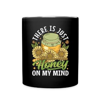 Juste du miel dans mon - Amoureux des abeilles - Mug uni - noir - Devant