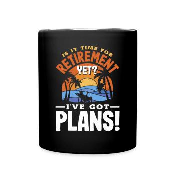 I've Got Plans Enthusiast - Full Colour Mug - black - Front