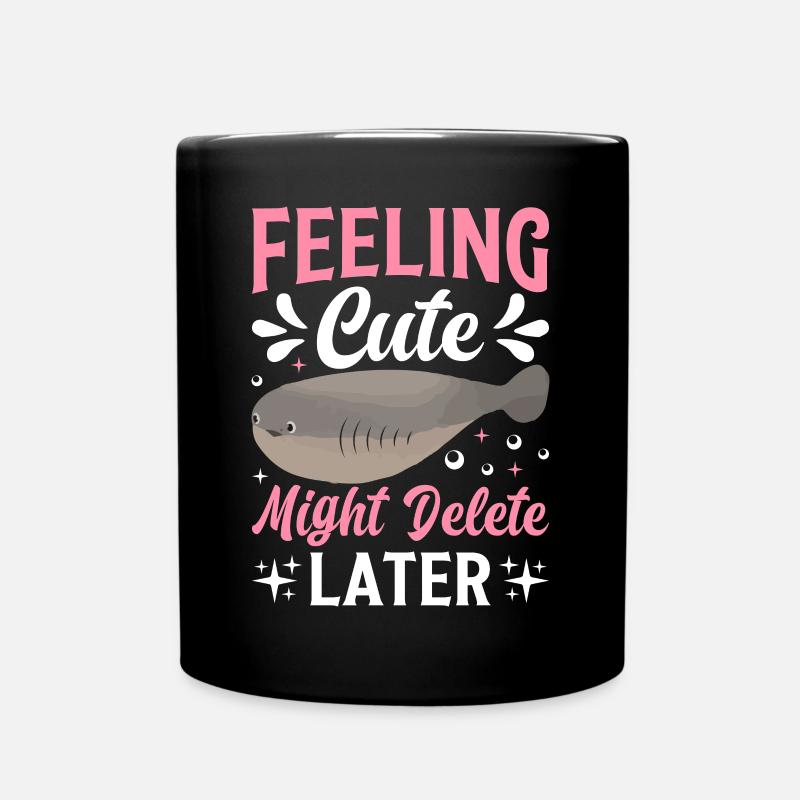Sacabambaspis Fisch Meme - Tasse einfarbig - Schwarz