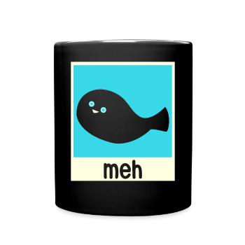 Drôle de poisson Sacabambaspi Meme - Mug uni - noir - Devant