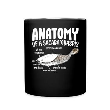 Fisch Meme - Tasse einfarbig - Schwarz - Vorne