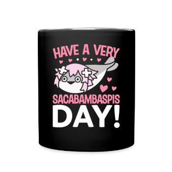 Drôle De Poisson Meme - Mug uni - noir - Devant