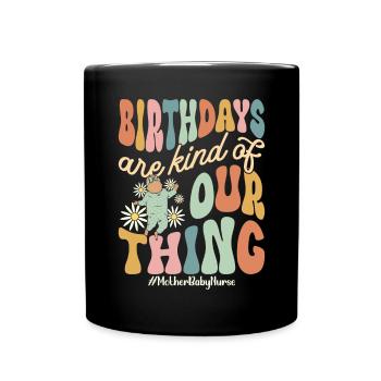Infirmière Bébé Maternité Infirmière - Mug uni - noir - Devant