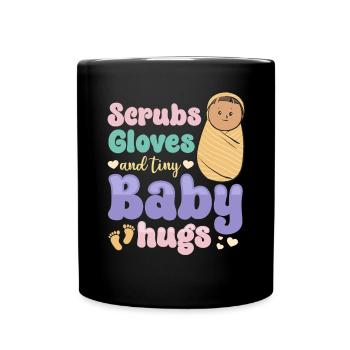 Infirmière Bébé Maternité Infirmière - Mug uni - noir - Devant