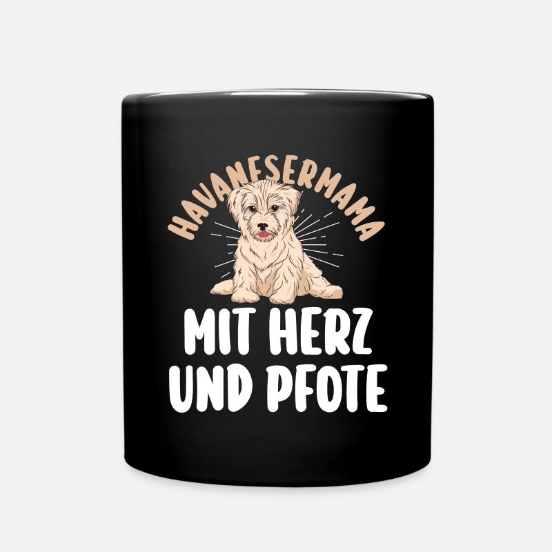 Chien Bichon Havanais - Mug uni - noir