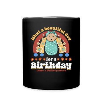 Infirmière Bébé Maternité Infirmière - Mug uni - noir - Devant