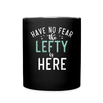 Left Handers Gifts - Tasse einfarbig - Schwarz - Vorne