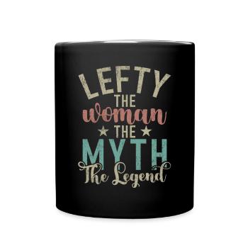 Left Handers Gifts - Tasse einfarbig - Schwarz - Vorne