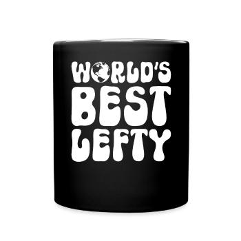 Left Handers Gifts - Tasse einfarbig - Schwarz - Vorne