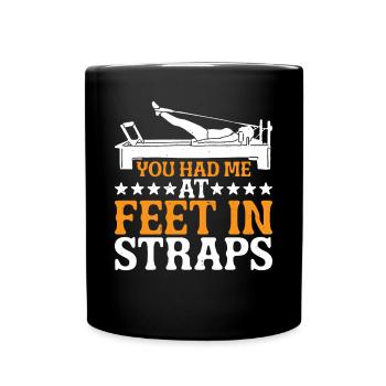 You Had Me At Feet In Straps 43 - Full Colour Mug - black - Front