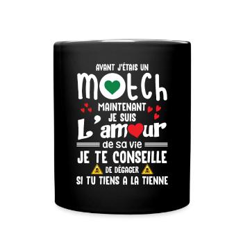 Cadeau Saint Valentin Homme Femme Amour Internet - Mug uni - noir - Devant
