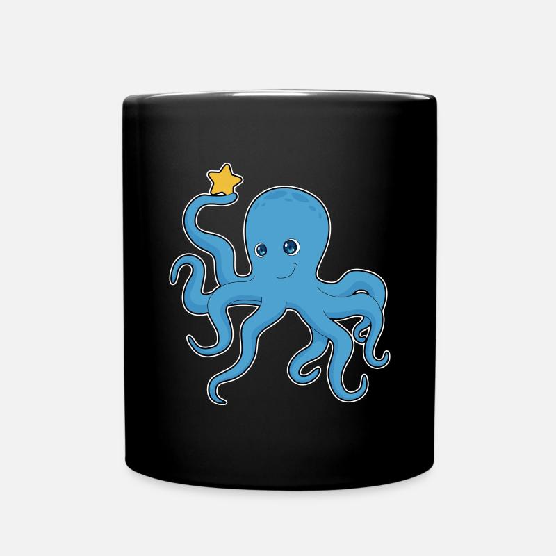Étoile de poulpe - Mug uni - noir