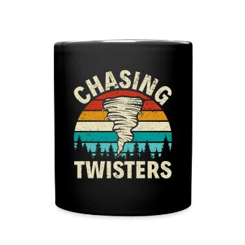 Storm Chaser Dad - Storm Chasing Tornados - Tasse einfarbig - Schwarz - Vorne