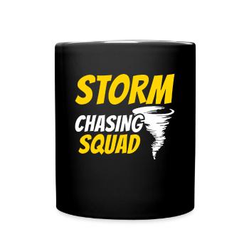 Storm Chaser Dad - Storm Chasing Tornados - Tasse einfarbig - Schwarz - Vorne