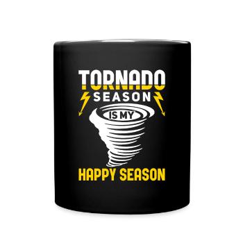 Storm Chaser Dad - Storm Chasing Tornadoes - Full Colour Mug - black - Front