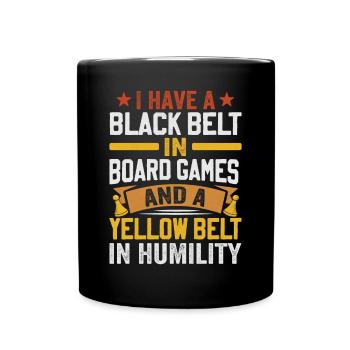 Board Game Saying - Shy, Introvert - Full Colour Mug - black - Front