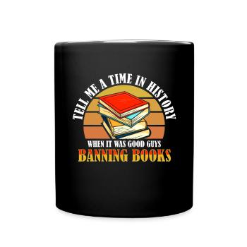 Banned Books Lovers Read Book Books - Full Colour Mug - black - Front
