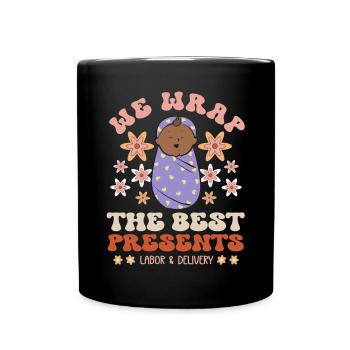 Infirmière Bébé Maternité Infirmière - Mug uni - noir - Devant