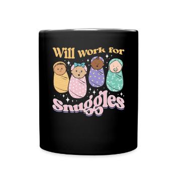 Infirmière Bébé Maternité Infirmière - Mug uni - noir - Devant