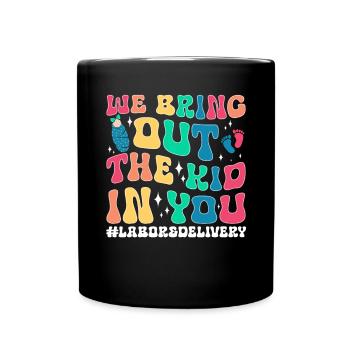Infirmière Bébé Maternité Infirmière - Mug uni - noir - Devant