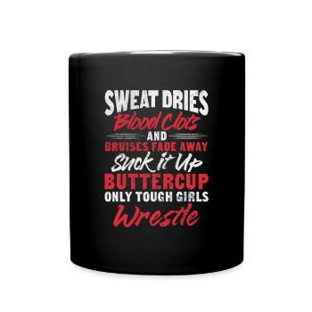 Wrestling - Tasse einfarbig - Schwarz - Vorne