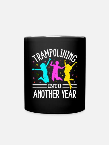 Fête d’anniversaire trampoline - Mug uni - noir