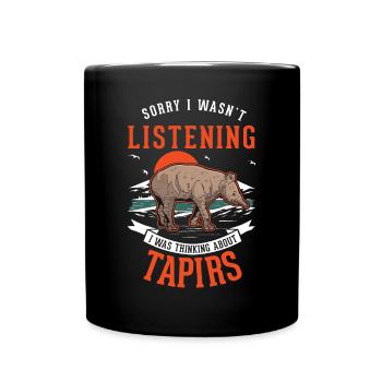 Tapir Gift Lowland Tapir Tapirdae Tapir - Full Colour Mug - black - Front