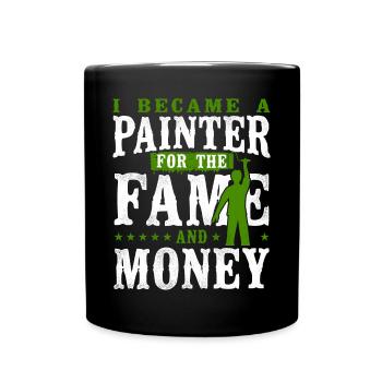 Peintre Décorateur Je Devenu Un - Mug uni - noir - Devant