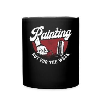 Peintre en bâtiment Décorateur Peinture - Mug uni - noir - Devant