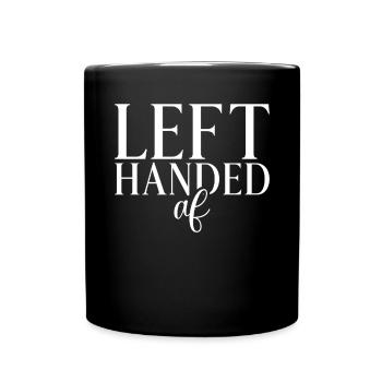 Left Handers Gifts - Tasse einfarbig - Schwarz - Vorne