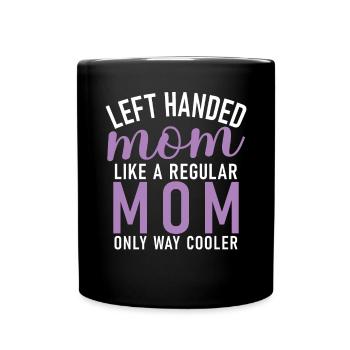 Left Handers Gifts - Full Colour Mug - black - Front