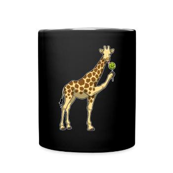 Giraffe Lollipop - Full Colour Mug - black - Front