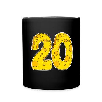 20 Years of Lustig Cheese - Full Colour Mug - black - Front