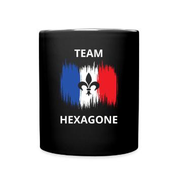 TEAM HEXAGONE FRANCE DRAPEAU - Mug uni - noir - Devant
