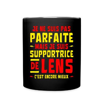 supportrice de Lens, c'est encore MIEUX !! - Mug uni - noir - Devant