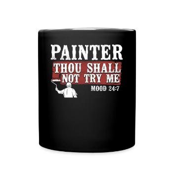 Bible des peintres en bâtiment et décorateurs - Mug uni - noir - Devant