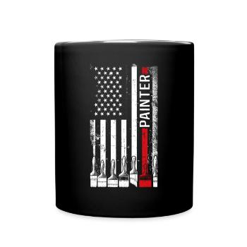 House Painter Decorator American - Tasse einfarbig - Schwarz - Vorne