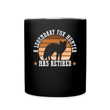 Cadeaux de chasse au renard - Mug uni - noir - Devant