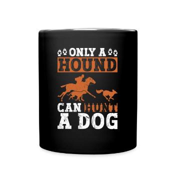 Renard Chasse Cadeaux Chien De Chasse - Mug uni - noir - Devant