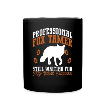 Cadeaux de chasse au renard - Mug uni - noir - Devant