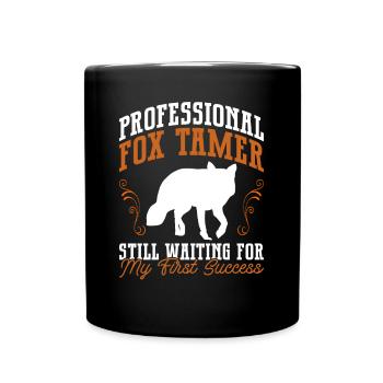 Cadeaux de chasse au renard - Mug uni - noir - Devant