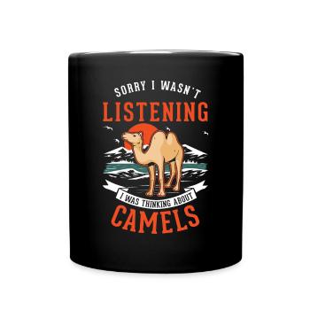 Camel Dromedary Egypt Gift Big Camel - Full Colour Mug - black - Front