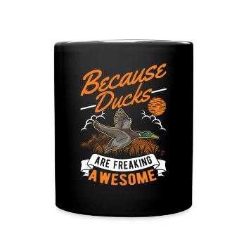 Ducks Gift Duck Breeder - Full Colour Mug - black - Front